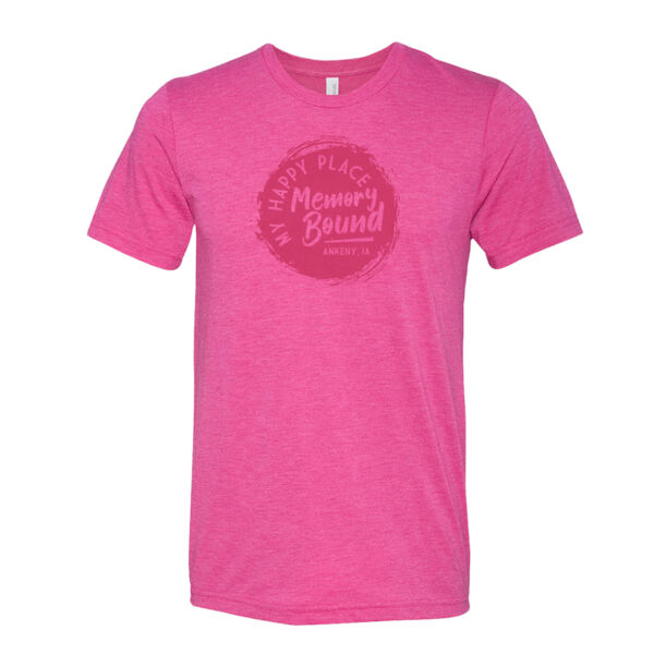 Unisex My Happy Place_Berry Triblend Tee Thumbnail