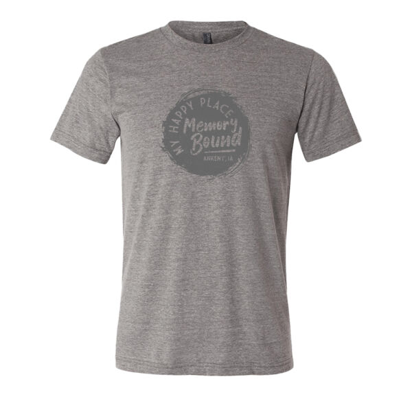 Unisex My Happy Place_Grey Triblend Tee Thumbnail