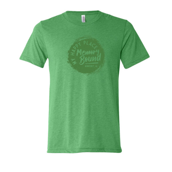 Unisex My Happy Place_Green Triblend Tee Thumbnail