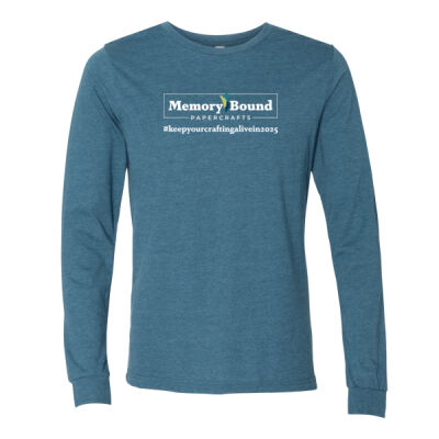 Unisex Memory Bound Keep Crafting Long Sleeve Tee_Dark Color Thumbnail