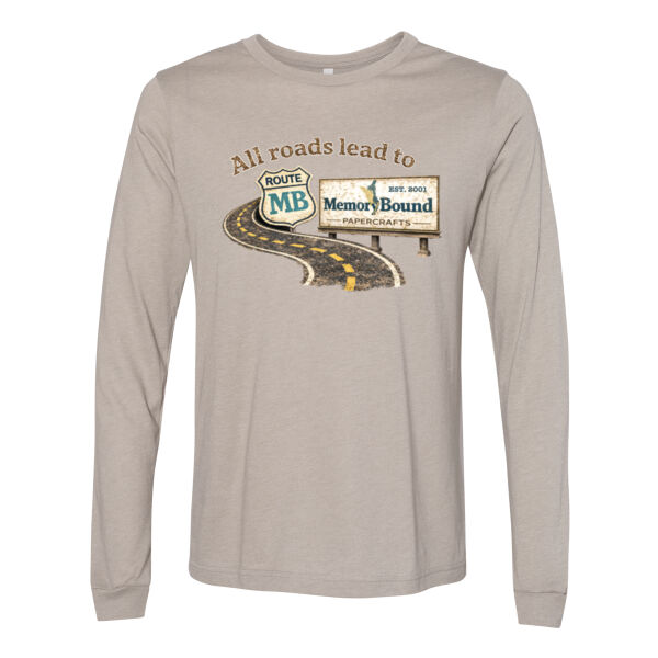 Unisex All Roads Lead to MB Long-Sleeve Tee Thumbnail